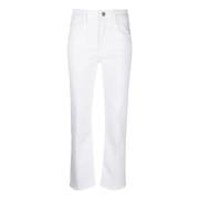 Hvite Flare Jeans Kate