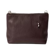 Stilig Oxblood Crossbody Veske