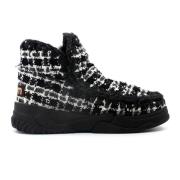 Sort Eskimo Trainer med Tweed