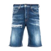 Herre Denim Shorts, Klassisk Design