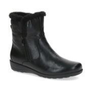 Sort Nappa Lukkede Booties