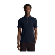 Marineblå Tonal Eagle Polo Shirt