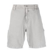 Logo-broderede Chino Shorts