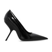 Patentlær stiletto pumps