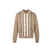 Beige Urban Pioneers Winston Cardigan Overdel Cardigan