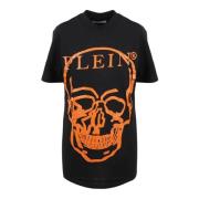 Jersey t-skjorte rundt hals SS Skull and Plein