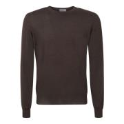 Brun Merino Langarmet Sweatshirt