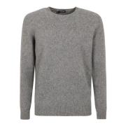 Grå Crew Neck Genser