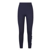 Blå Høytlivs Skinny Fit Leggings