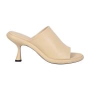 Beige June Plattform Sandaler