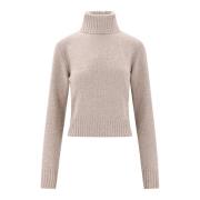 Cashmere Blandet Turtleneckgenser