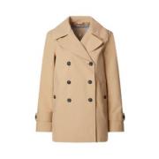 Beige Sofi Kort Trench Coat