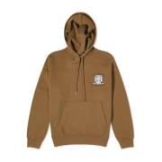 Reve Logo Hoodie Khaki Sweatshirt