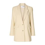 Rita Ls Relaxed Blazer Birch - Birch