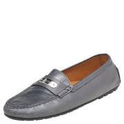 Pre-owned Metallisk skinn Ralph Lauren Flats