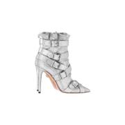 Pre-owned Solv Canvas Aquazzura Stovler