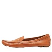 Pre-owned Leather flats