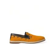 Oransje Studded Lin Lin Loafers