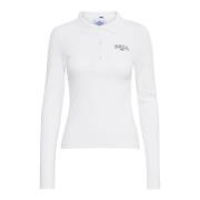 Langermet Polo Shirt Bright White