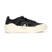 Canvas Court Sneaker Svart Plattform