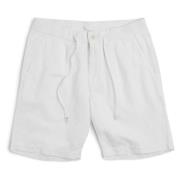 Hvite Lin Sommer Shorts