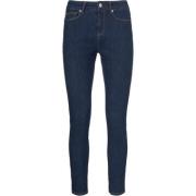 Skinny High Waist Ankel Jeans Blå