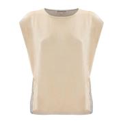 Paljettestrikket Bluse