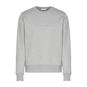 Bomull Rund Hals Sweatshirt med Print