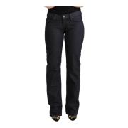 Lav Midje Straight Denim Jeans