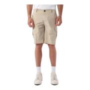 Cargo Bermuda shorts med skjult lukking