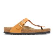 Oransje Gizeh Sandaler