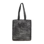 Heklet Shopper Bag med W Logo