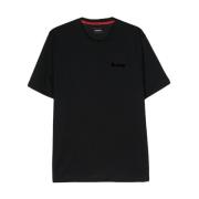 Sort Crew Neck Kortermet T-skjorte