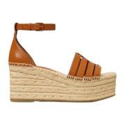 Cage Wedge Espadrille Bourbon