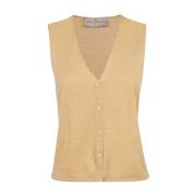 Premium Lin Silke Strikkevest