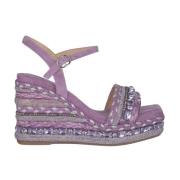 Kile Sandal med Rhinestone Detalj