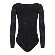 Elegant Top med Girocollo Hals