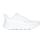 Hvite Chunky Sole Sneakers