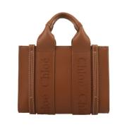 Woody Mini Tote Bag Brun