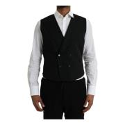 Dobbeltspent ullformell vest