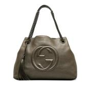 Pre-owned Gull skinn Gucci Tote