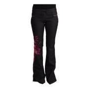 Svart Flared Jeans