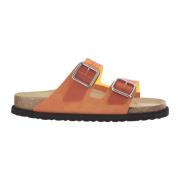 Oransje Sandaler med Semitransparent PVC