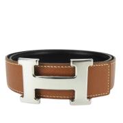 Pre-owned Leather belts