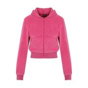 Mørk Rosa Tracksuit Jakke