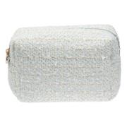 Tweed Make-Up Pouch Liten Teal