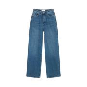 Løstsittende Brede Ben Jeans