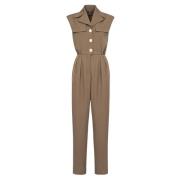 Kortermet ull jumpsuit