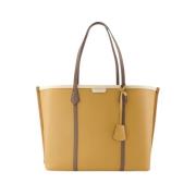 Brun Fargeblokk Shopper Bag