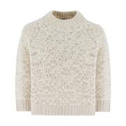 Myk Crew Neck Strikket Jumper